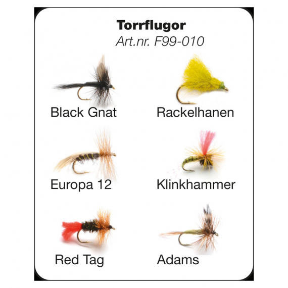 Flugor - Torrflugor i gruppen Fiskedrag / Flugor hos Sportfiskeprylar.se (F99-010)