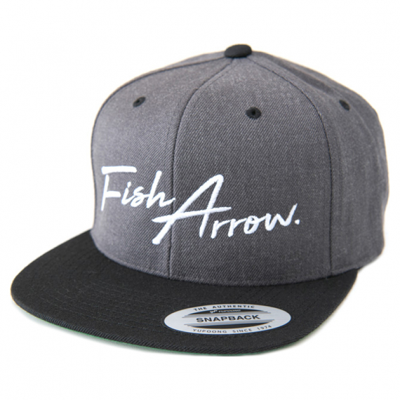 Fish Arrow Flat Cap Dark Hether Grey i gruppen Kläder & Skor / Kepsar & Huvudbonader / Kepsar / Snapbackkepsar hos Sportfiskeprylar.se (FA-4573251345436)