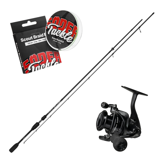 Mikado Bixlite Fast Spin & Pitch Black Combo 7\'3\'\', 4-18g i gruppen Fiskeset / Haspelset hos Sportfiskeprylar.se (FASTSPINPITCHBLACKSET)
