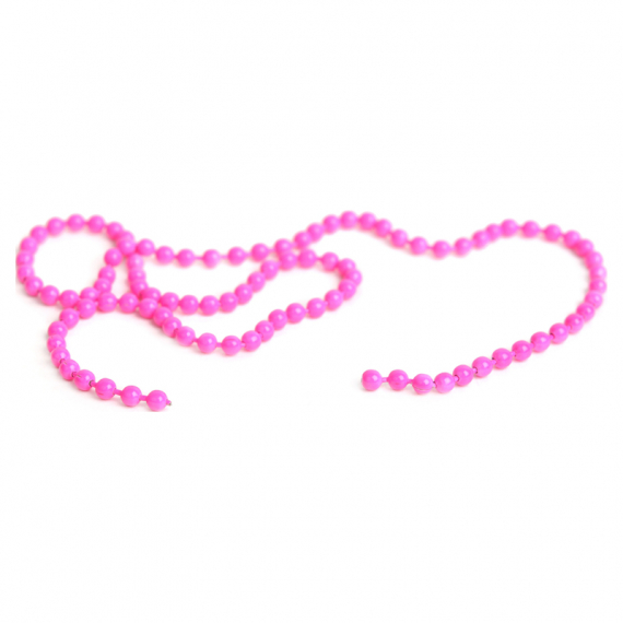 Bead Chain Small 2,5mm - Fluo Pink i gruppen Krok & Småplock / Flugbindning / Flugbindningsmaterial / Förtyngning hos Sportfiskeprylar.se (FD-CB1007)