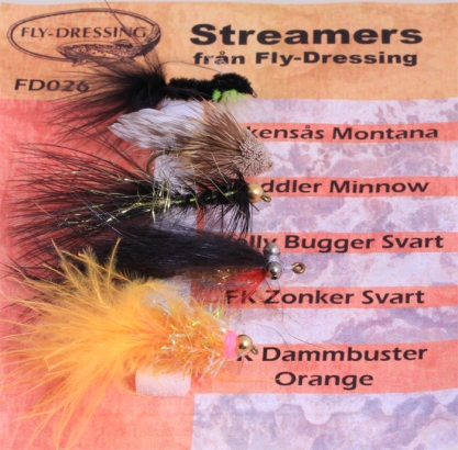 Streamers i gruppen Fiskedrag / Flugor / Streamers hos Sportfiskeprylar.se (FD026)
