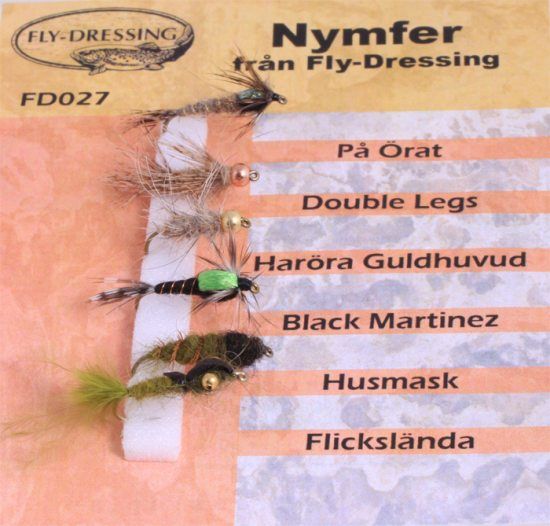 Nymfer i gruppen Fiskedrag / Flugor / Nymfer hos Sportfiskeprylar.se (FD027)
