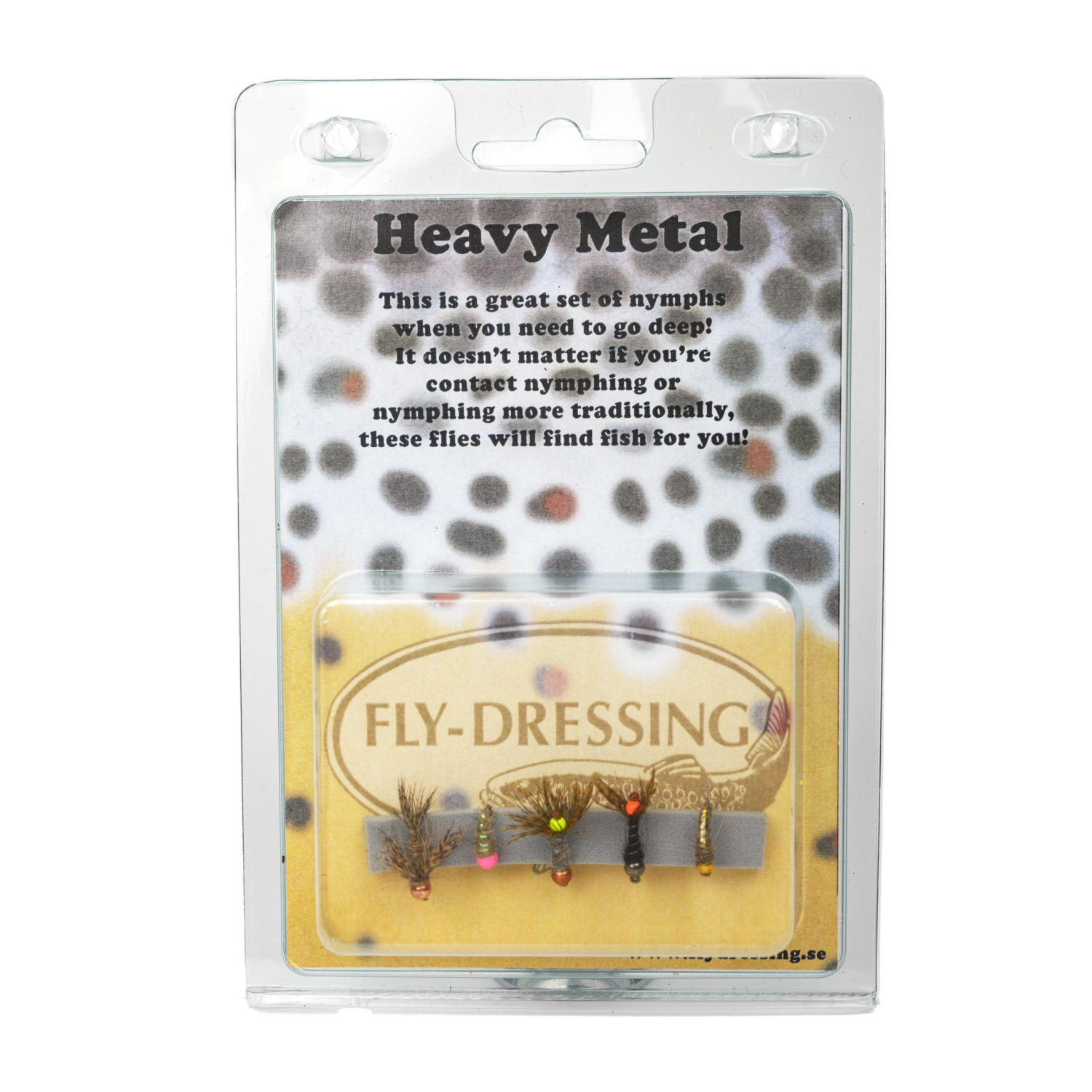 Flugpaket Heavy Metal i gruppen Fiskedrag / Flugor / Flugpaket hos Sportfiskeprylar.se (FD037)