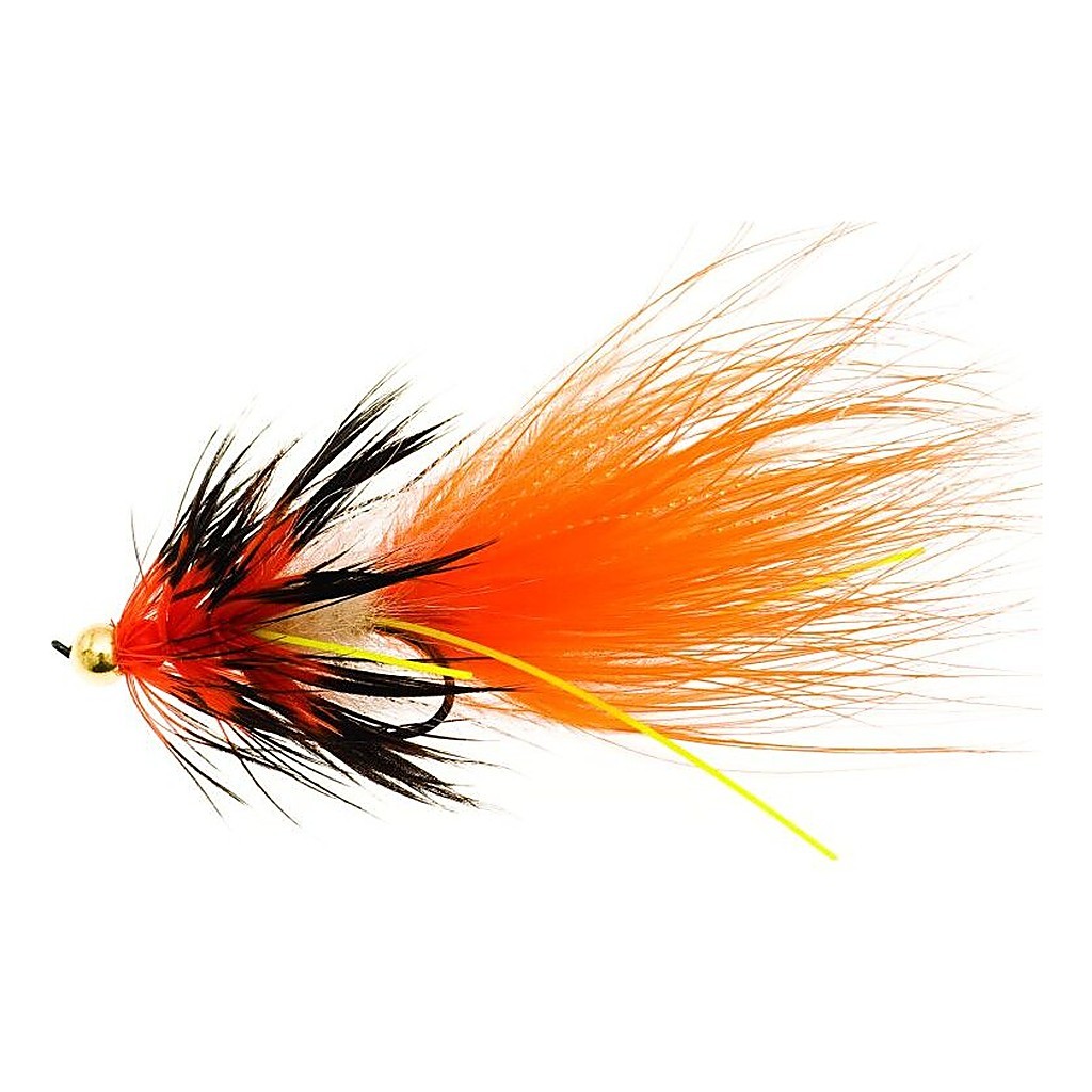 Mega Nobbler Orange/Black TMC 7989 #2 i gruppen Fiskedrag / Flugor / Streamers hos Sportfiskeprylar.se (FL00112)