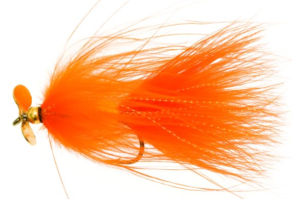 Herning Fly Propeller Flou Orange Kamasan B170 #2 i gruppen Fiskedrag / Flugor / Streamers hos Sportfiskeprylar.se (FL00115)