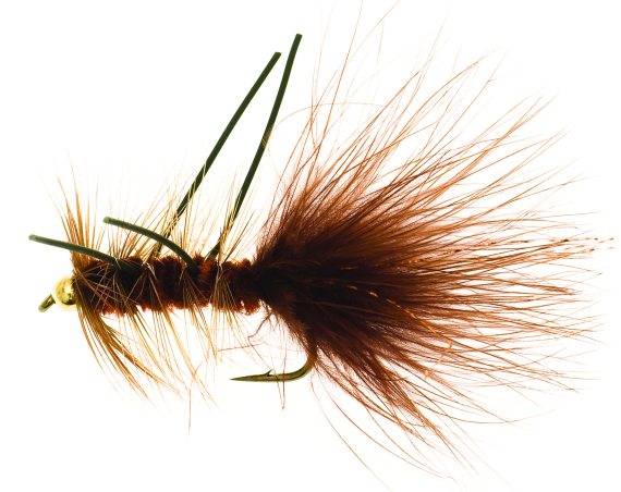 Dog Nobbler Brown Kamasan B170 #4 i gruppen Fiskedrag / Flugor / Streamers hos Sportfiskeprylar.se (FL00121)