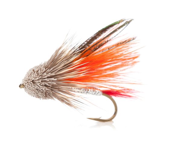 Muddler Orange Daiichi 1720 #8 i gruppen Fiskedrag / Flugor / Torrflugor hos Sportfiskeprylar.se (FL02023)