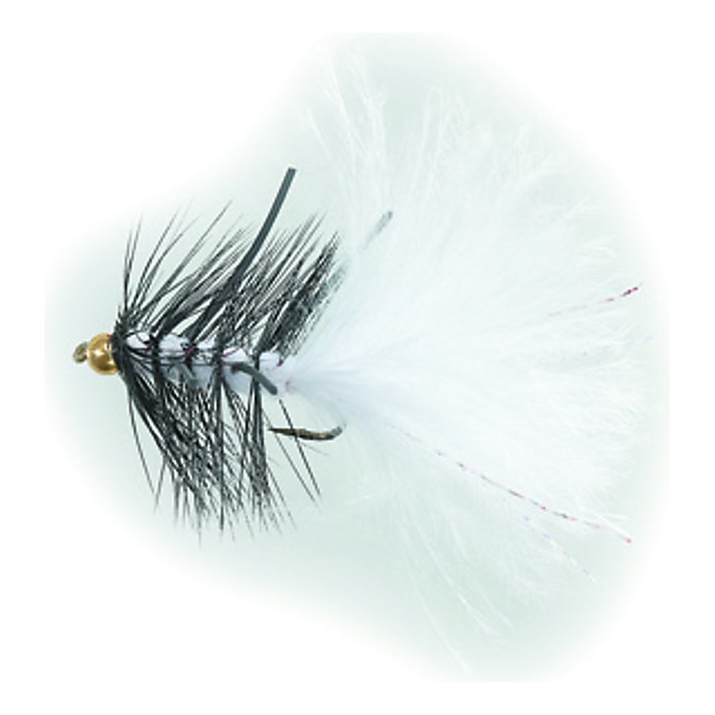 B.H. Rubber Leg Wooly White Daiichi 1720 #8 i gruppen Fiskedrag / Flugor / Streamers hos Sportfiskeprylar.se (FL20004)