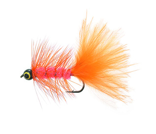 Dog Nobbler Fluo Orange Daiichi 2220 #8 i gruppen Fiskedrag / Flugor / Streamers hos Sportfiskeprylar.se (FL21019)