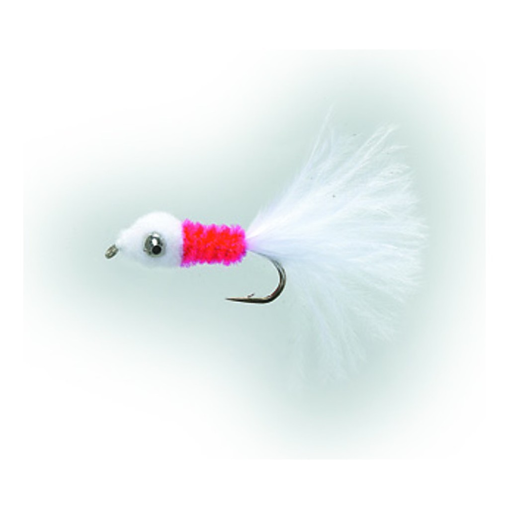 Poppy Nobbler White/Red Daiichi 1710 #8 i gruppen Fiskedrag / Flugor / Streamers hos Sportfiskeprylar.se (FL22004)