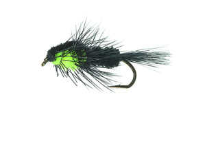 Montana Nymph Black/Fluo Green Daiichi 1710 #10 i gruppen Fiskedrag / Flugor / Nympher hos Sportfiskeprylar.se (FL22010)