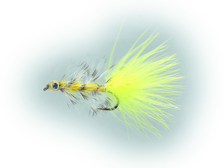 Swim Bugger Fluo Yellow Daiichi 1720 #8 i gruppen Fiskedrag / Flugor / Streamers hos Sportfiskeprylar.se (FL22024)