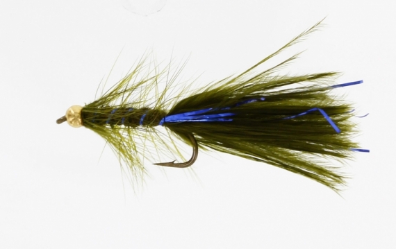 MiniNoblers Olive/Silver Daiichi 1560 #10 i gruppen Fiskedrag / Flugor / Streamers hos Sportfiskeprylar.se (FL22045)
