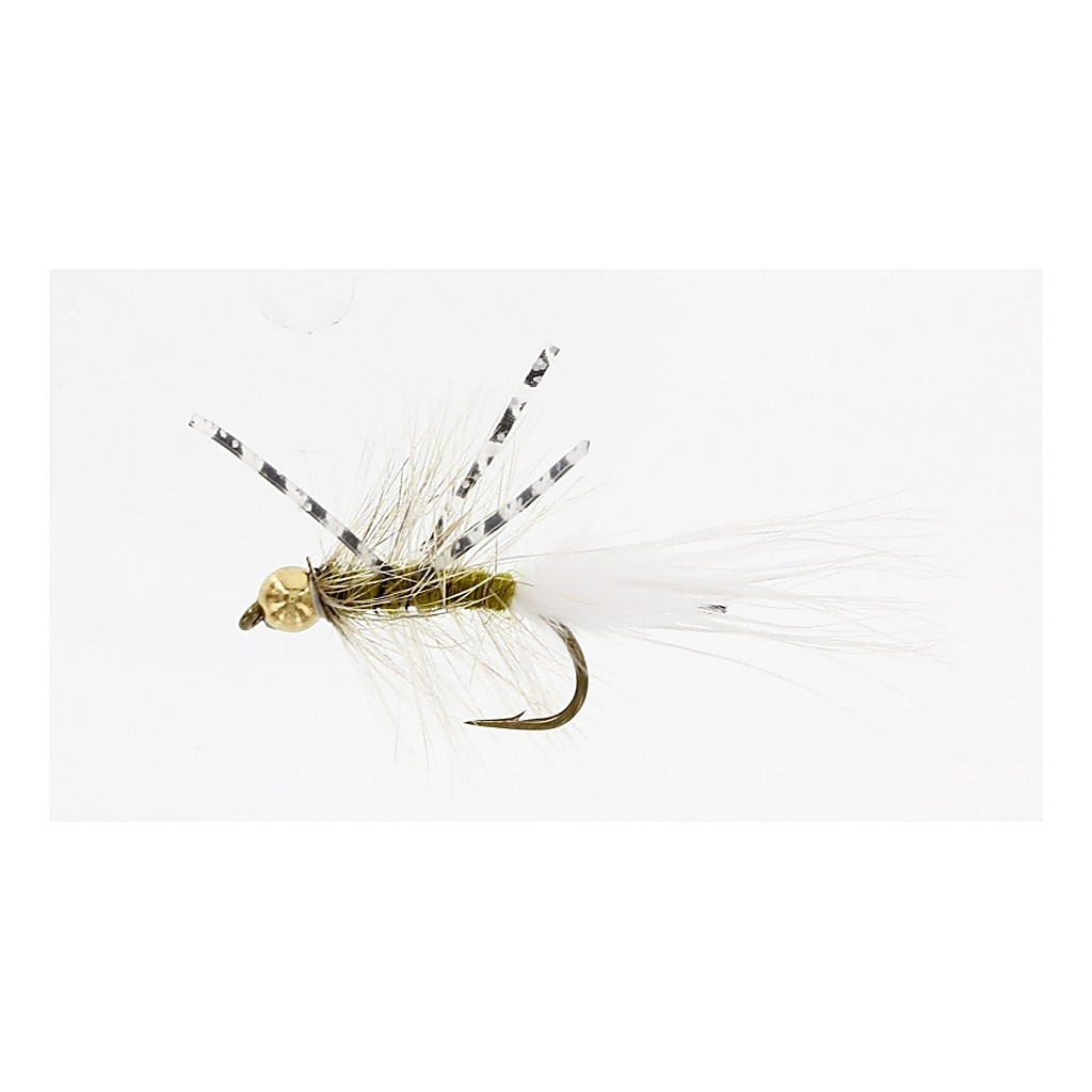 X-Fly Goldhead Olive Kamasan B170 #6 i gruppen Fiskedrag / Flugor / Streamers hos Sportfiskeprylar.se (FL22050)