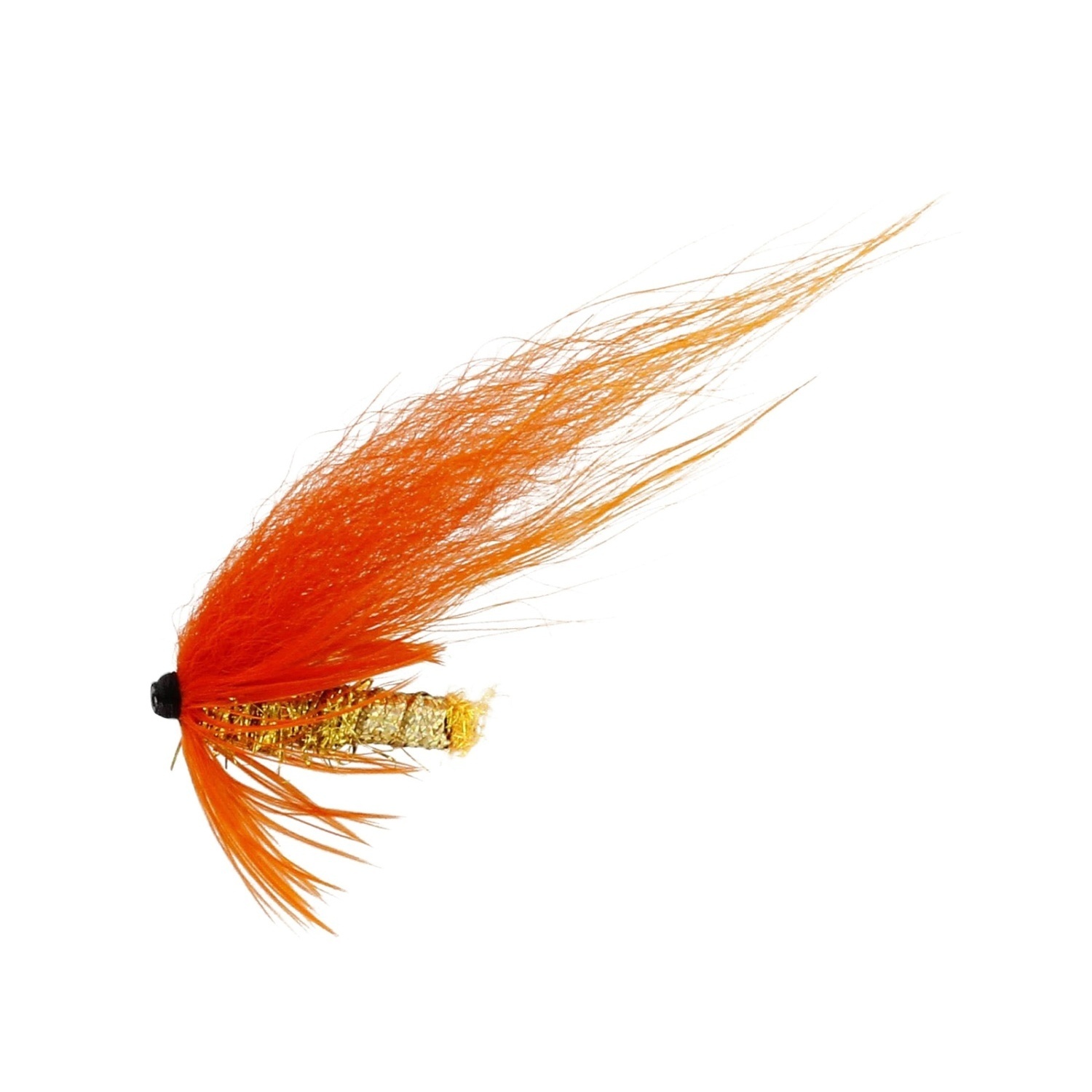 Flom Mirror Orange Plastic Tube25mm i gruppen Fiskedrag / Flugor / Tubflugor hos Sportfiskeprylar.se (FL97257)