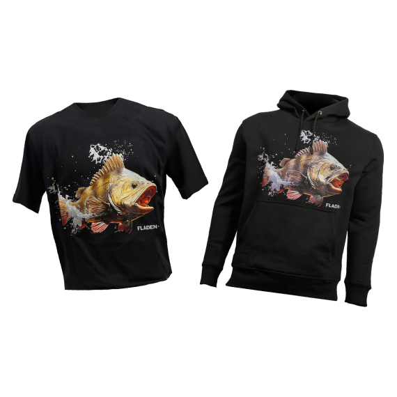 Fladen Perch Hunter T-shirt & Hoodie Bundle i gruppen Kläder & Skor / Kläder / Tröjor / Hoodies hos Sportfiskeprylar.se (FLADENPERCHUNTERSET)