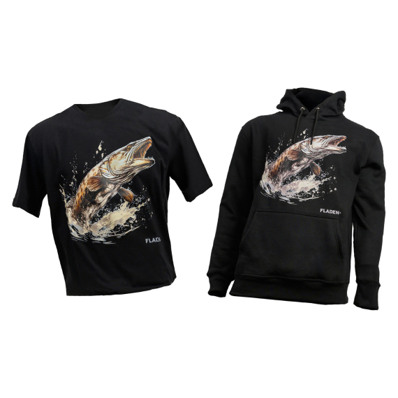 Fladen Pike Hunter T-shirt & Hoodie Bundle i gruppen Kläder & Skor / Kläder / Tröjor / Hoodies hos Sportfiskeprylar.se (FLADENPIKEHUNTERSET)