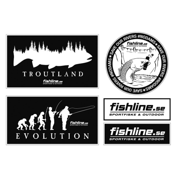 Fishline Sticker Sheet 2 i gruppen Övrigt / Klistermärken & Dekaler hos Sportfiskeprylar.se (FL_STICKERSHEET2)