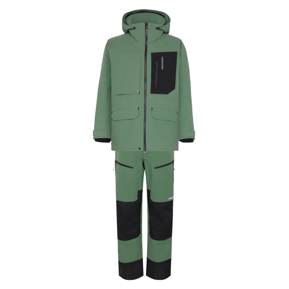 Didriksons Fractus USX Dark Moss Jacket & Pants Bundle i gruppen Kläder & Skor / Kläder / Klädset & Fiskeställ hos Sportfiskeprylar.se (FRACTUSUSXDARKMOSSSET)