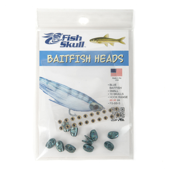 Baitfish Head - Blue Baitfish - Small i gruppen Krok & Småplock / Flugbindning / Flugbindningsmaterial / Förtyngning hos Sportfiskeprylar.se (FS-BB-S)