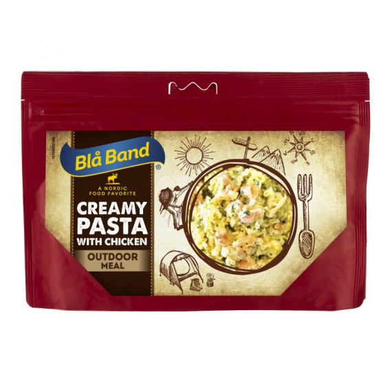 Blå Band - Creamy Pasta With Chicken i gruppen Outdoor / Friluftsmat / Frystorkad Mat hos Sportfiskeprylar.se (FTC212)