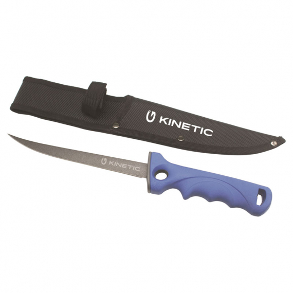 Kinetic Fillet Knife Soft Grip 7\'\' Blue/Black i gruppen Verktyg & Tillbehör / Knivar & Yxor / Knivar / Filéknivar hos Sportfiskeprylar.se (G189-202-085)