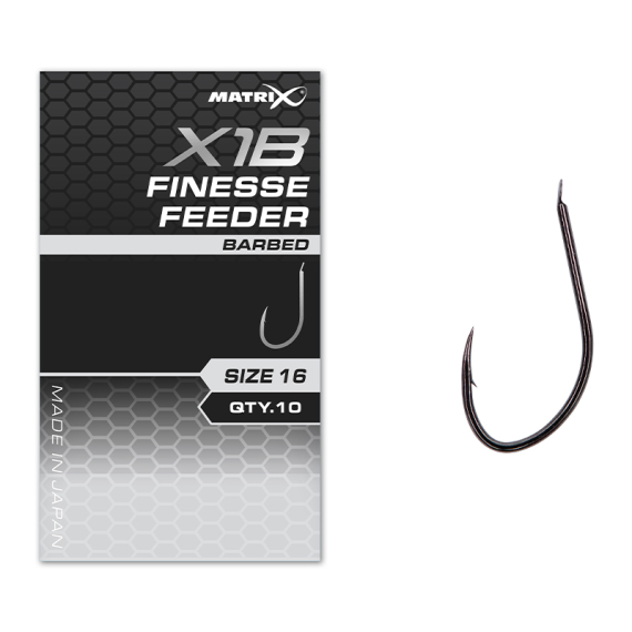 Matrix X1B Finesse Feeder Barbed i gruppen Krok & Småplock / Krok / Enkelkrok hos Sportfiskeprylar.se (GHK200r)