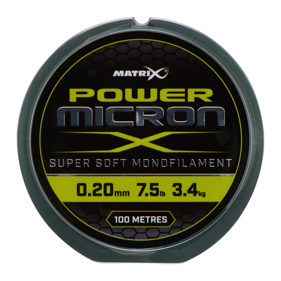 Matrix Power Micron X - 100m i gruppen Fiskelinor / Nylonlinor hos Sportfiskeprylar.se (GML028r)