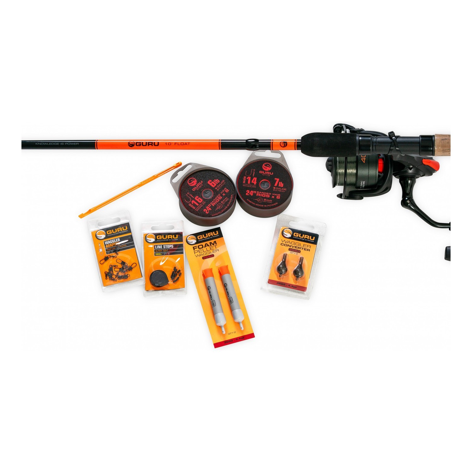 Guru Tackle - 10\' Float Rod & Reel Combo i gruppen Fiskeset / Specimenset hos Sportfiskeprylar.se (GRD271)
