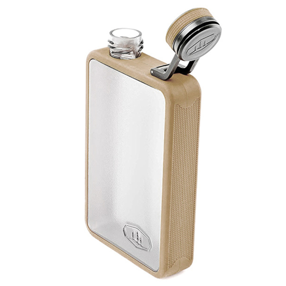 GSI Outdoors Boulder Flask 6 Oz Sand i gruppen Outdoor / Friluftskök & Redskap / Vattenflaskor hos Sportfiskeprylar.se (GSI79343)