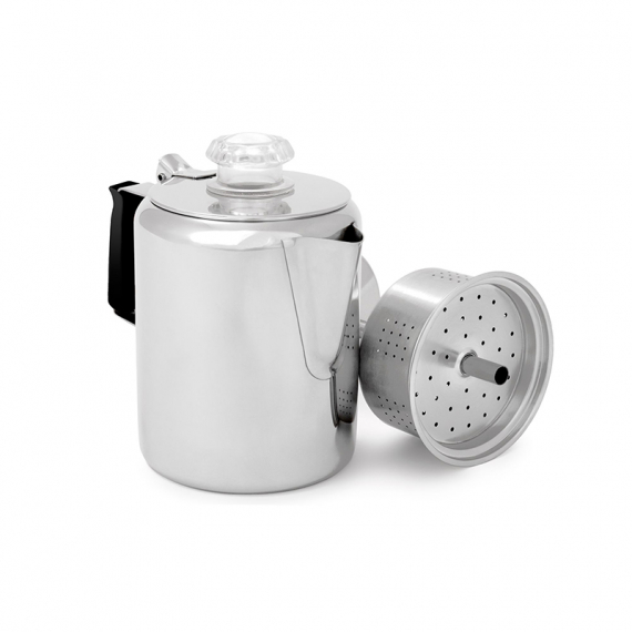 GSI Outdoors Glacier Stainless 6 Cup Percolator i gruppen Outdoor / Friluftskök & Redskap / Kaffebryggare & Kaffepannor / Perkolatorer hos Sportfiskeprylar.se (GSI970324)