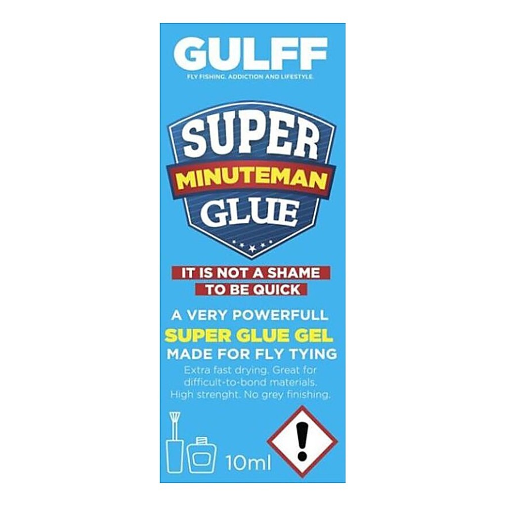 Gulff Minuteman Gel 10ml i gruppen Verktyg & Tillbehör / Superlim & Epoxy / Superlim hos Sportfiskeprylar.se (GU10MG)