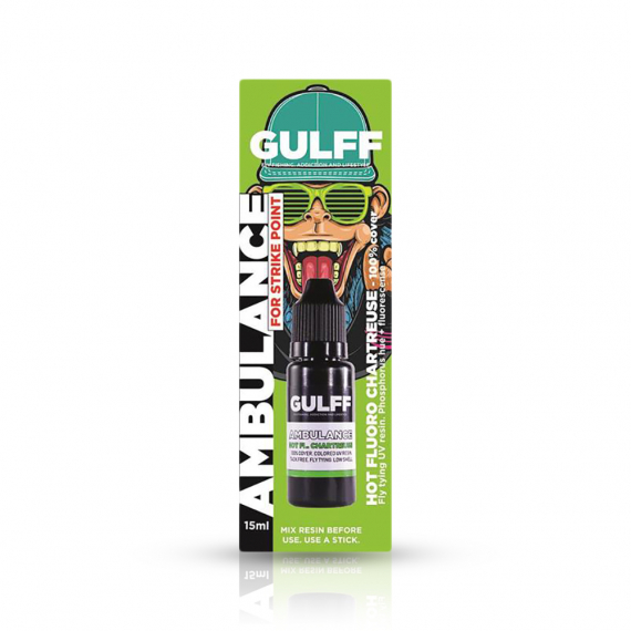 Gulff Ambulance Chartreuse 15ml i gruppen Verktyg & Tillbehör / Superlim & Epoxy / UV-lim hos Sportfiskeprylar.se (GU15AC)