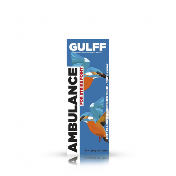 Gulff Ambulance Kingfisher Blue 15ml i gruppen Verktyg & Tillbehör / Superlim & Epoxy / UV-lim hos Sportfiskeprylar.se (GU15AK)