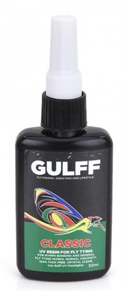 Gulff Classic 50ml Clear i gruppen Verktyg & Tillbehör / Superlim & Epoxy / UV-lim hos Sportfiskeprylar.se (GU50C)