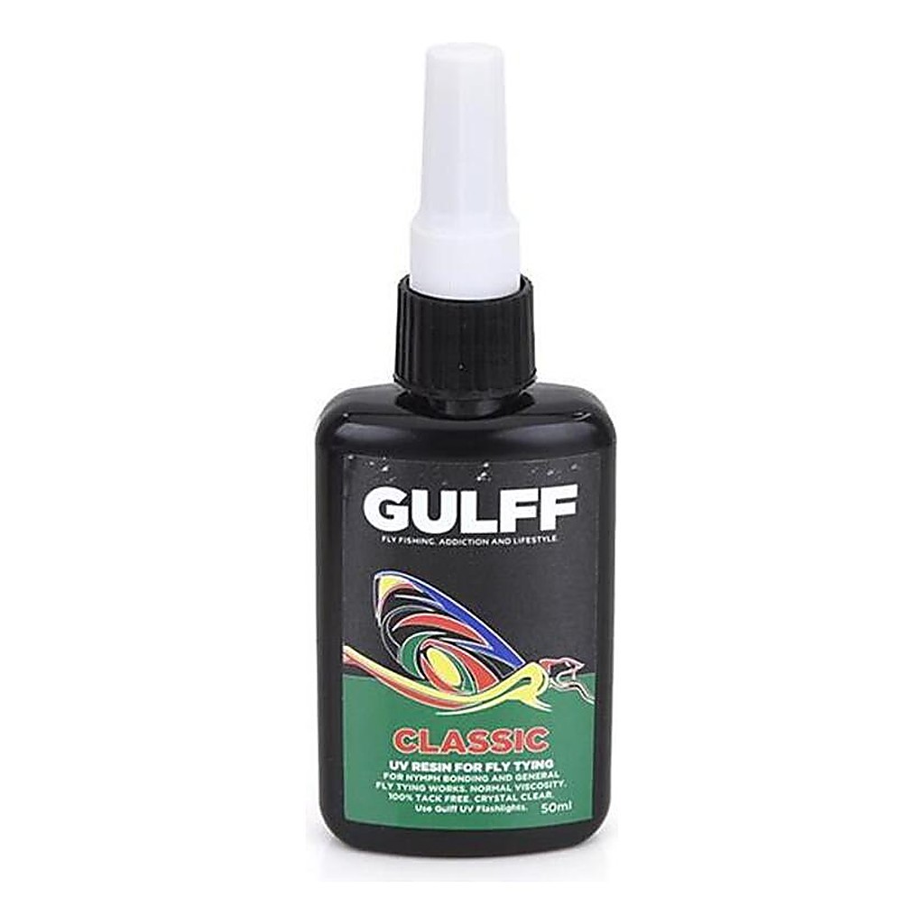 Gulff Classic 50ml Clear i gruppen Verktyg & Tillbehör / Superlim & Epoxy / UV-lim hos Sportfiskeprylar.se (GU50C)