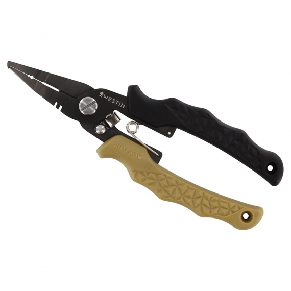 Westin HD Split Ring Plier Large 16cm Black Sand i gruppen Verktyg & Tillbehör / Tänger & Saxar / Fjäderringstänger hos Sportfiskeprylar.se (H002-627-026)