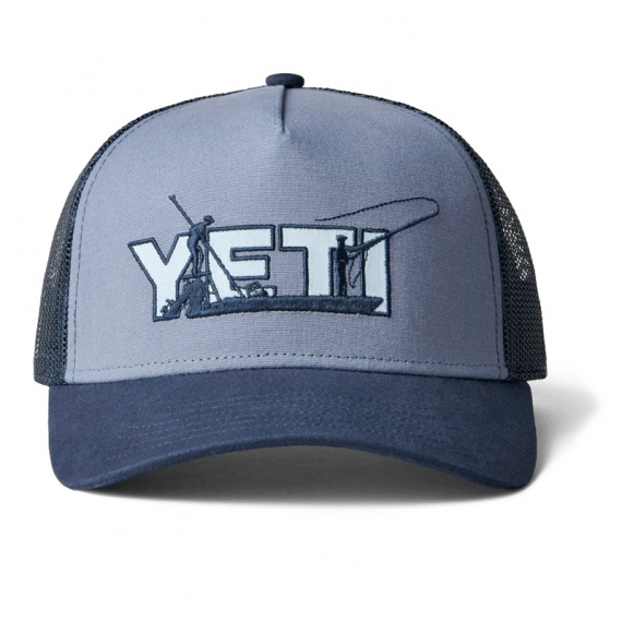 Yeti Skiff Hat Offshore Dark Blue i gruppen Kläder & Skor / Kepsar & Huvudbonader / Kepsar / Truckerkepsar hos Sportfiskeprylar.se (H010O)