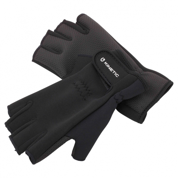 Kinetic Neoprene Half Finger Glove Black i gruppen Kläder & Skor / Kläder / Handskar & Vantar hos Sportfiskeprylar.se (H113-007r)