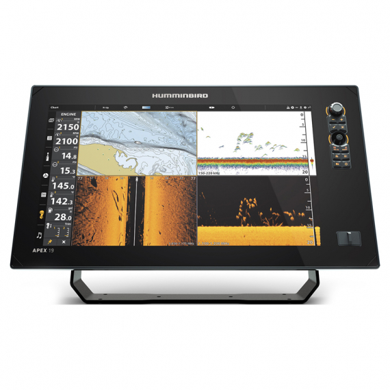 Humminbird APEX 19 MSI+ GPS i gruppen Marinelektronik & Båt / Ekolod & Plotter / Komboenhet Ekolod & Plotter hos Sportfiskeprylar.se (H411240-1r)