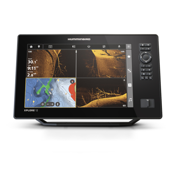 Humminbird XPLORE 12 CMSI+ Inkl. Givare i gruppen Marinelektronik & Båt / Ekolod & Plotter / Komboenhet Ekolod & Plotter hos Sportfiskeprylar.se (H412020-1M)