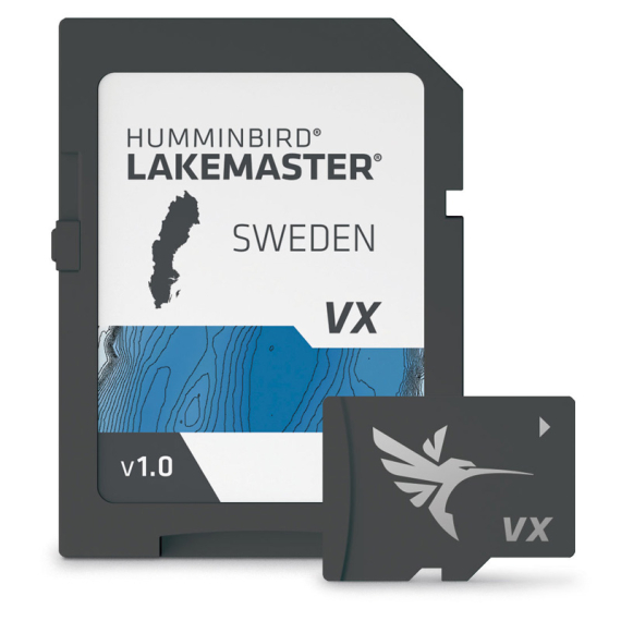 Humminbird Lakemaster VX Standard Sweden i gruppen Marinelektronik & Båt / Sjökort & Kartor hos Sportfiskeprylar.se (H601022-1LMB)