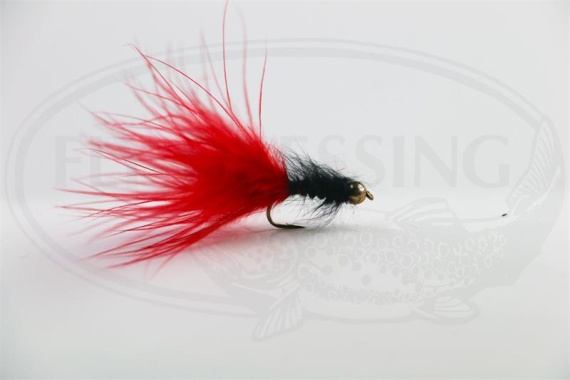 Marabou Streamer Red/Black # 8 i gruppen Fiskedrag / Flugor / Streamers hos Sportfiskeprylar.se (HF1243-8)
