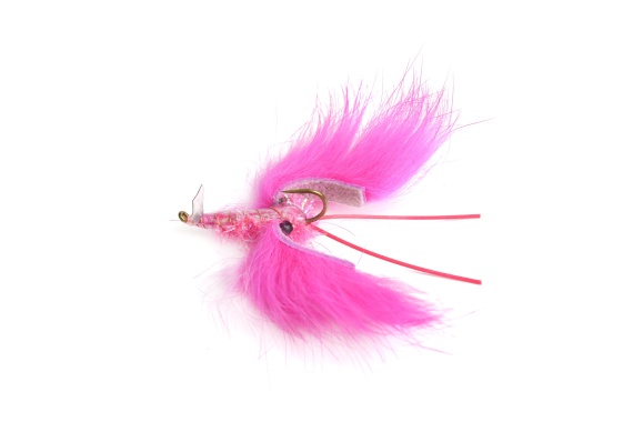 Crayfish Zonker Fluo Pink size #6 i gruppen Fiskedrag / Flugor / Streamers hos Sportfiskeprylar.se (HF9042)