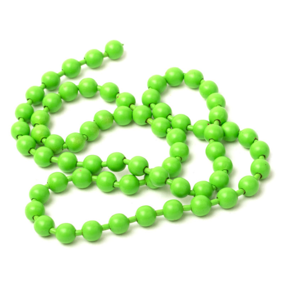 Flourescent Bead Chain Medium #132 Fluo Green i gruppen Krok & Småplock / Flugbindning / Flugbindningsmaterial / Förtyngning hos Sportfiskeprylar.se (HL-FBC132)