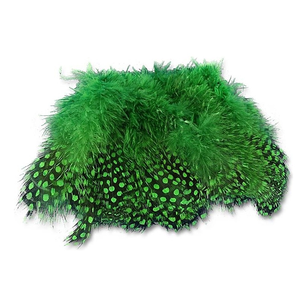 Strung Guinea Feathers Green Highlander # 184 i gruppen Krok & Småplock / Flugbindning / Flugbindningsmaterial / Fjädrar & Nackar / Övriga Fjädrar hos Sportfiskeprylar.se (HL-SGF184)