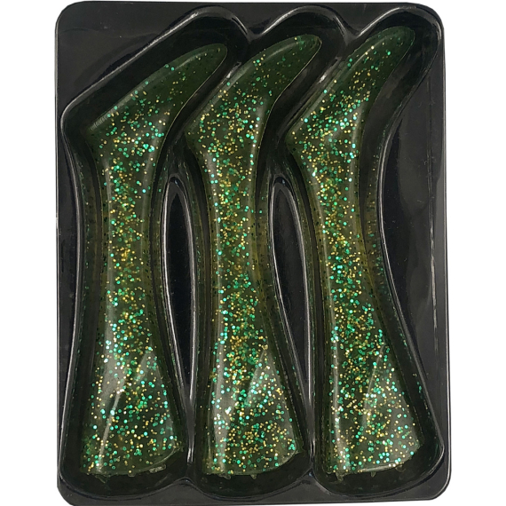 Headbanger Shad 22 Replacement Tails 3-pcs i gruppen Fiskedrag / Extra Paddlar hos Sportfiskeprylar.se (HS-22-RT-Mor)