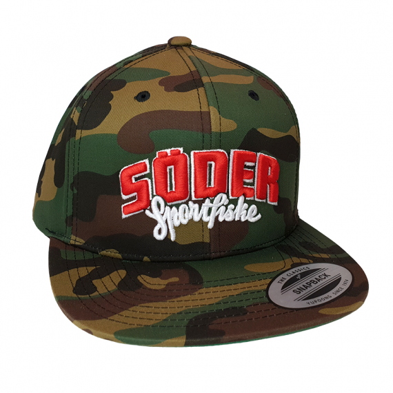 Söder Sportfiske Snapback Classic Camo - Original Logo i gruppen Kläder & Skor / Kepsar & Huvudbonader / Kepsar / Snapbackkepsar hos Sportfiskeprylar.se (HS1000701-OL)
