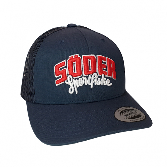 Söder Sportfiske Trucker Navy - Original Logo i gruppen Kläder & Skor / Kepsar & Huvudbonader / Kepsar / Truckerkepsar hos Sportfiskeprylar.se (HS1002133-OL)