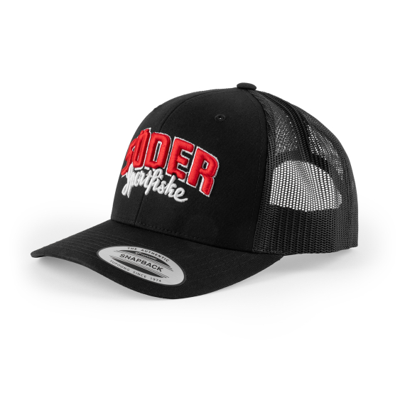 Söder Sportfiske Trucker Black - Original Logo i gruppen Kläder & Skor / Kepsar & Huvudbonader / Kepsar / Truckerkepsar hos Sportfiskeprylar.se (HS1002133-OL)